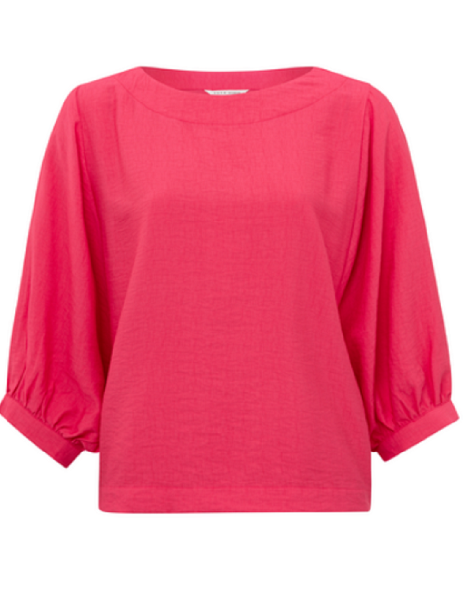 YAYA YAYA batwing boatneck top coral paradise