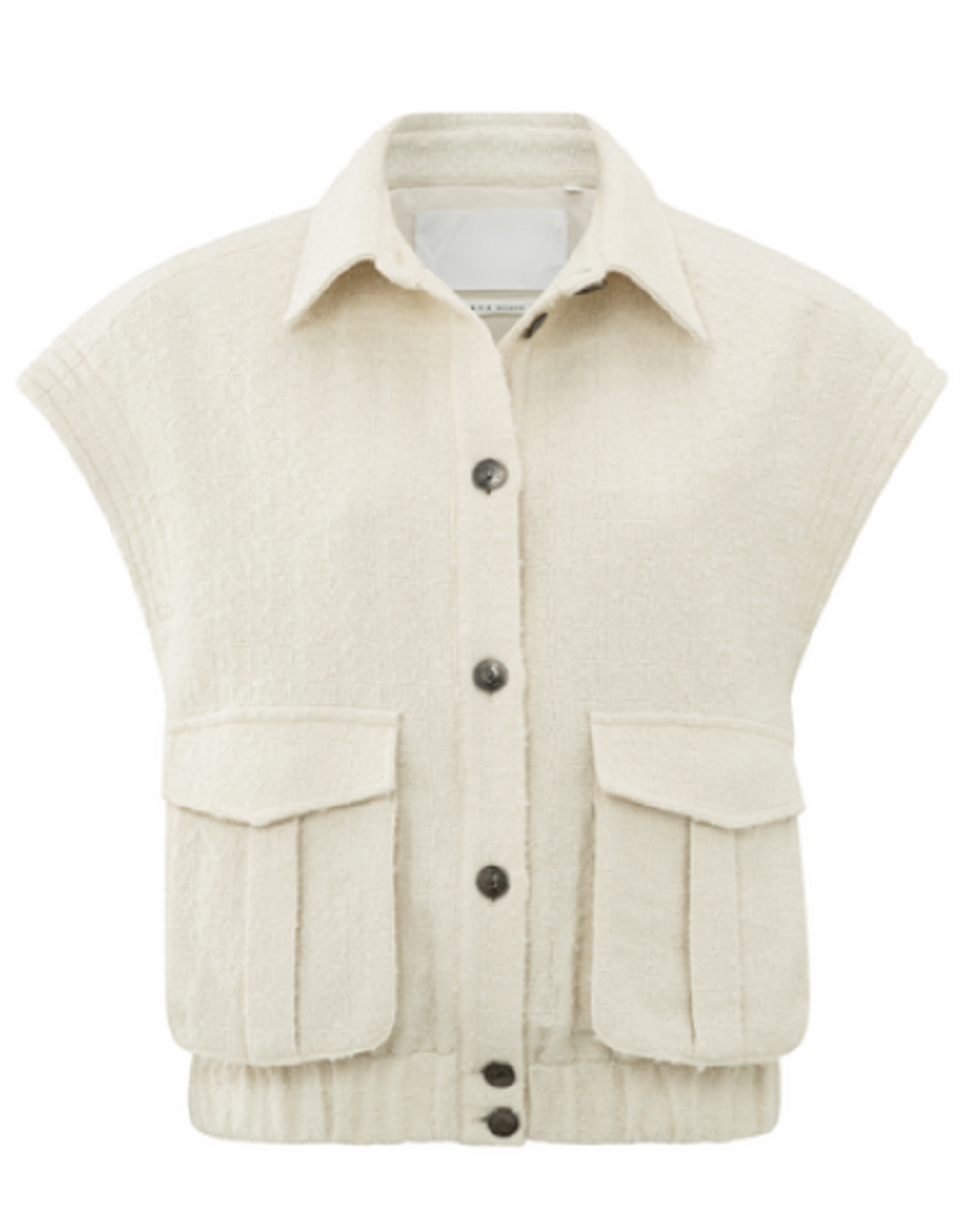 YAYA YAYA short sleeves jacket off white