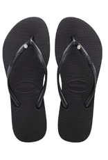Havaianas slim crystal black Swarovski