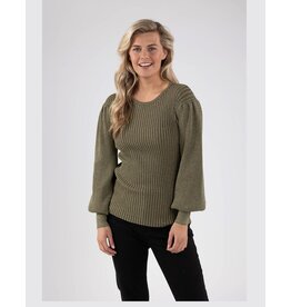 NUKUS NUKUS Mullberry pullover lurex burned olive