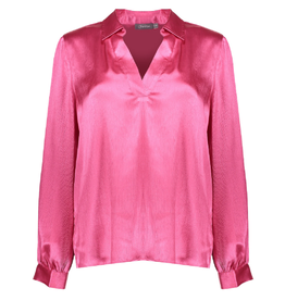 Geisha Geisha blouse pink satijn