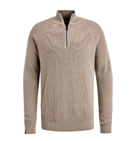 PME Legend Vanguard zipper trui beige