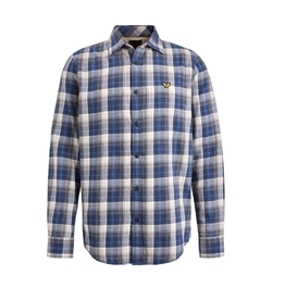 PME Legend PME Legend shirt ruit blauw