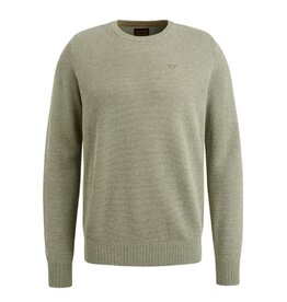 PME Legend PME Legend round neck knit groen melange