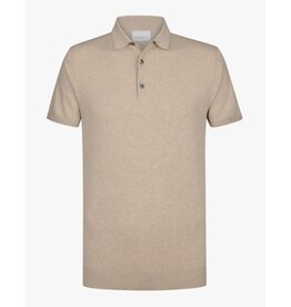PROFUOMO PROFUOMO polo korte mouw beige