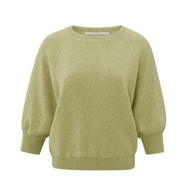 YAYA YAYA Raglan trui groen