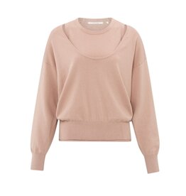YAYA YAYA  sweater top and sweater set dusty pink