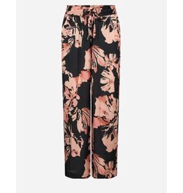 Soyaconcept Soyaconcept pant Peach print zwart zalm