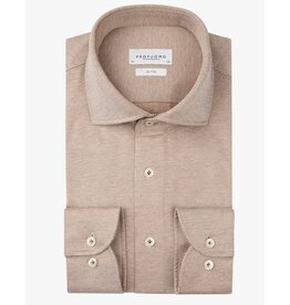 PROFUOMO Profuomo knitted shirt beige cutaway
