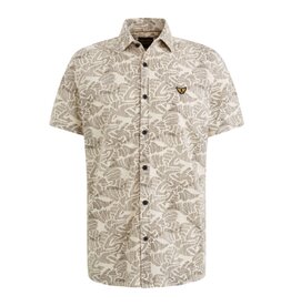 PME Legend PME Legend shirt pique beige print PME Legend PME Legend shirt pique beige print