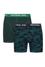 Petrol 2-pack boxershorts groen