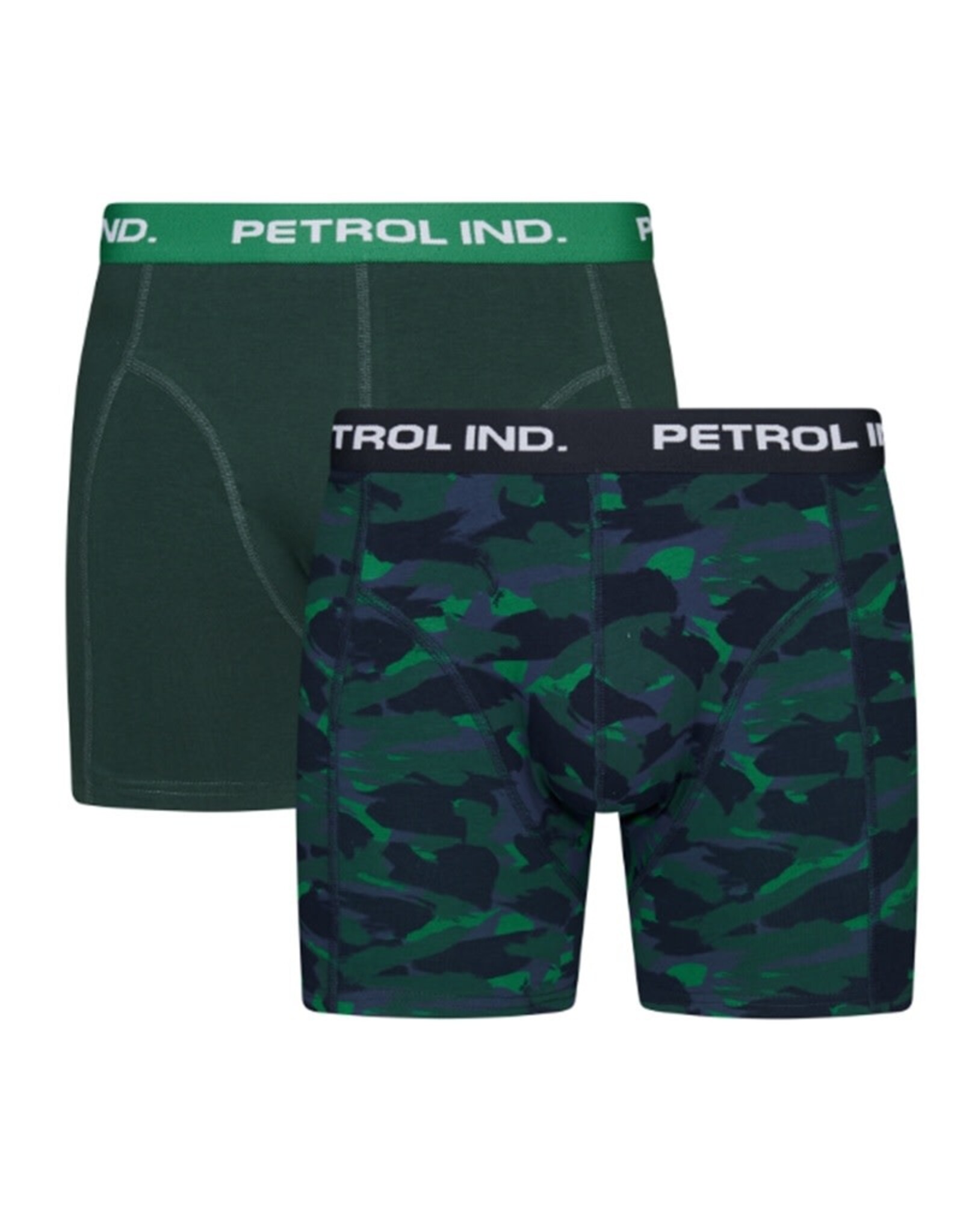 Petrol 2-pack boxershorts groen