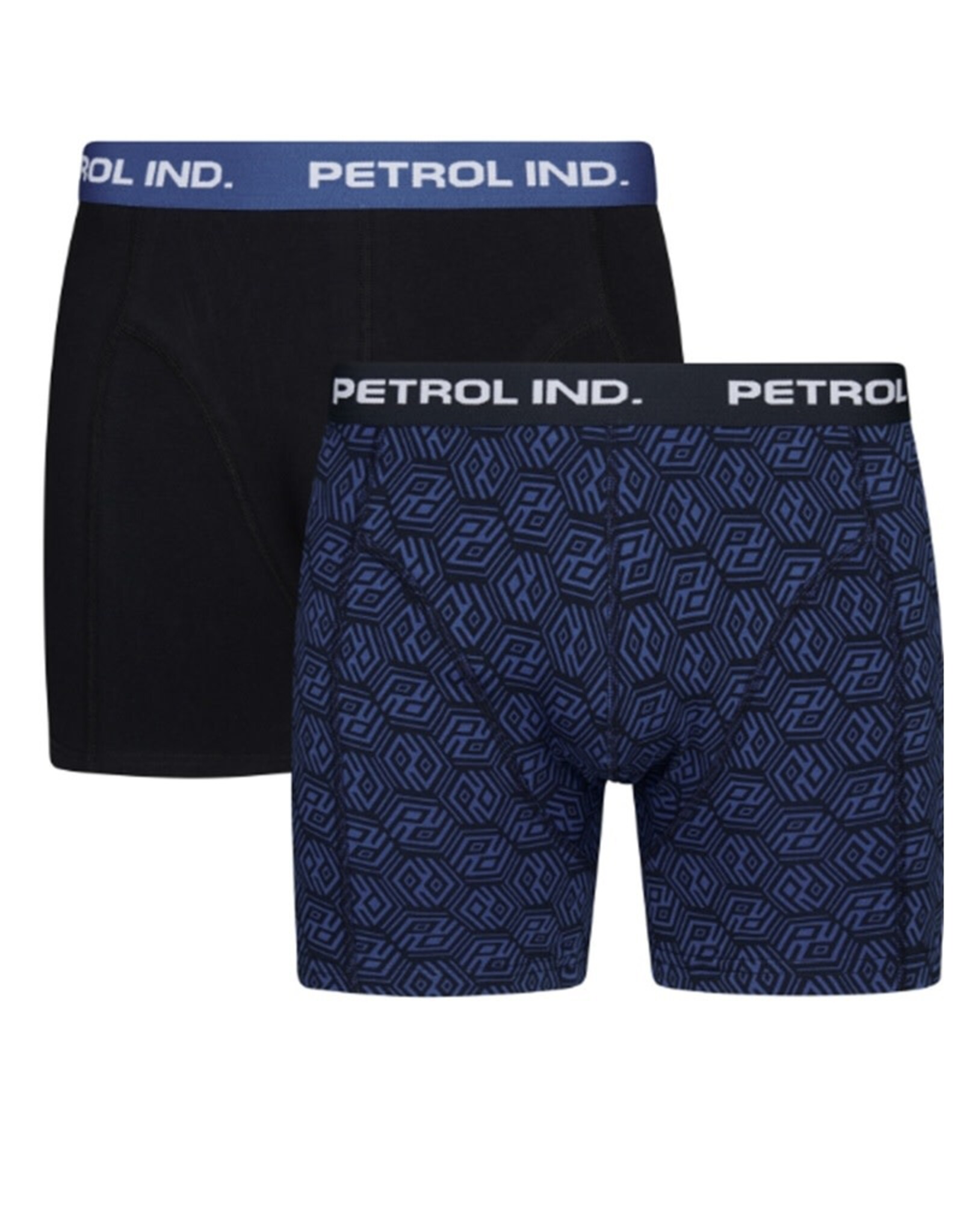 Petrol Industries 2-pack boxershorts  blauw
