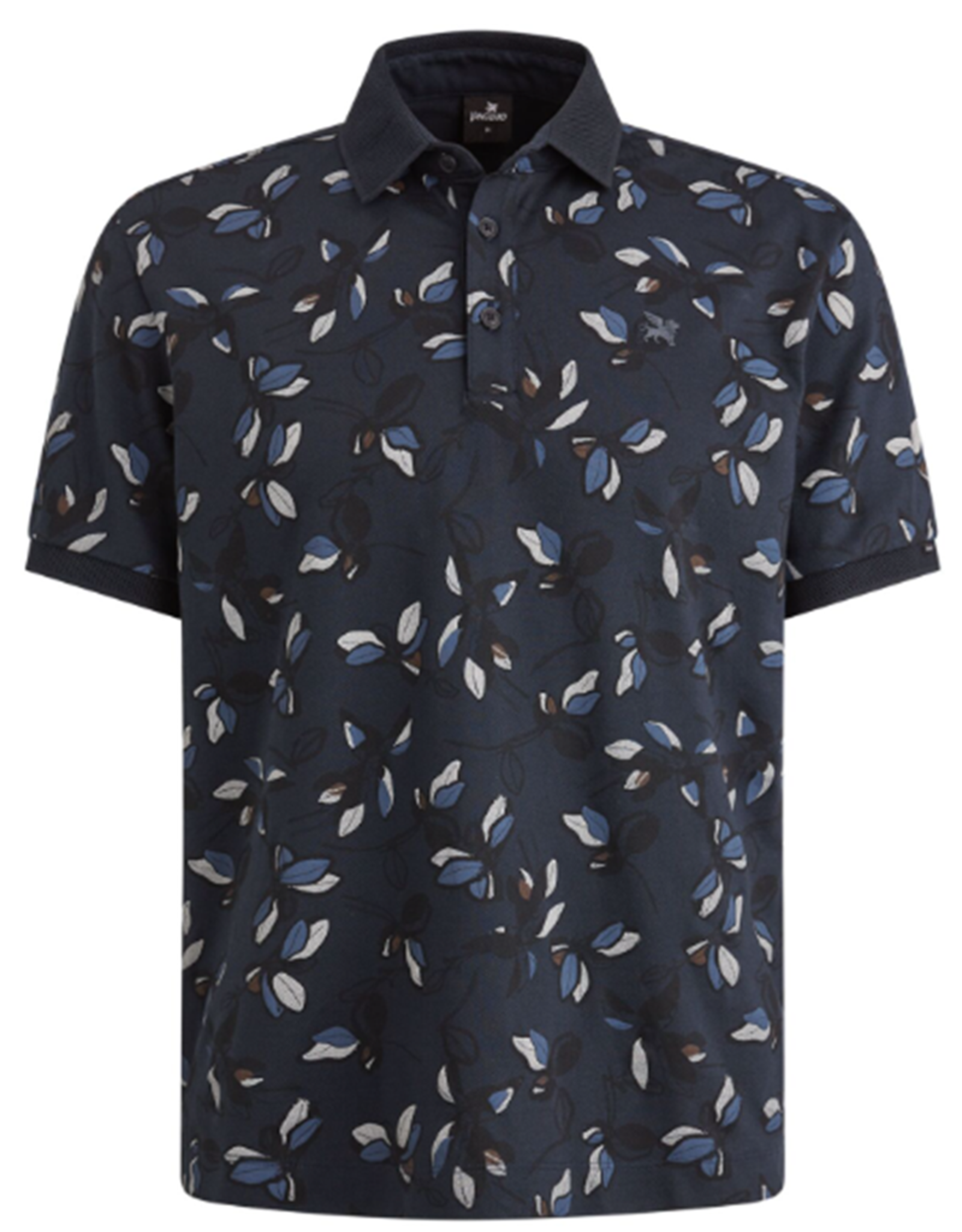Vanguard Vanguard polo korte mouw print blauw