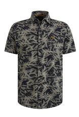 PME Legend PME Legend korte mouw overhemd print Jersey Pique