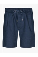 PROFUOMO Profuomo navy linnen chino
