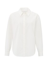 YAYA YAYA Poplin blouse met strikdetails op de rug off white