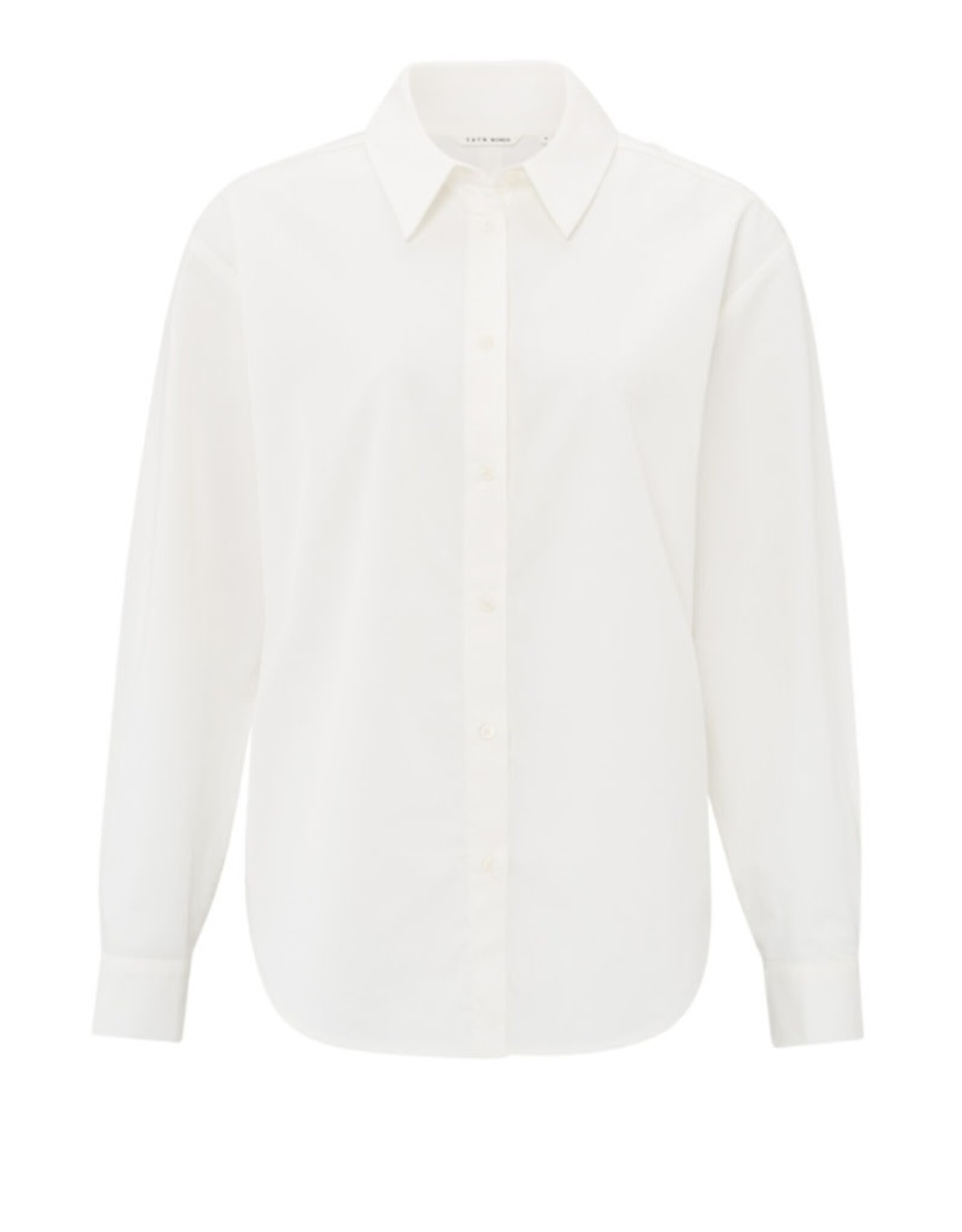 YAYA YAYA Poplin blouse met strikdetails op de rug off white