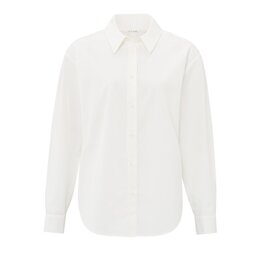 YAYA YAYA Poplin blouse met strikdetails op de rug off white