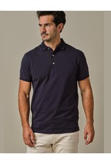 PROFUOMO Profuomo stretch pique polo navy