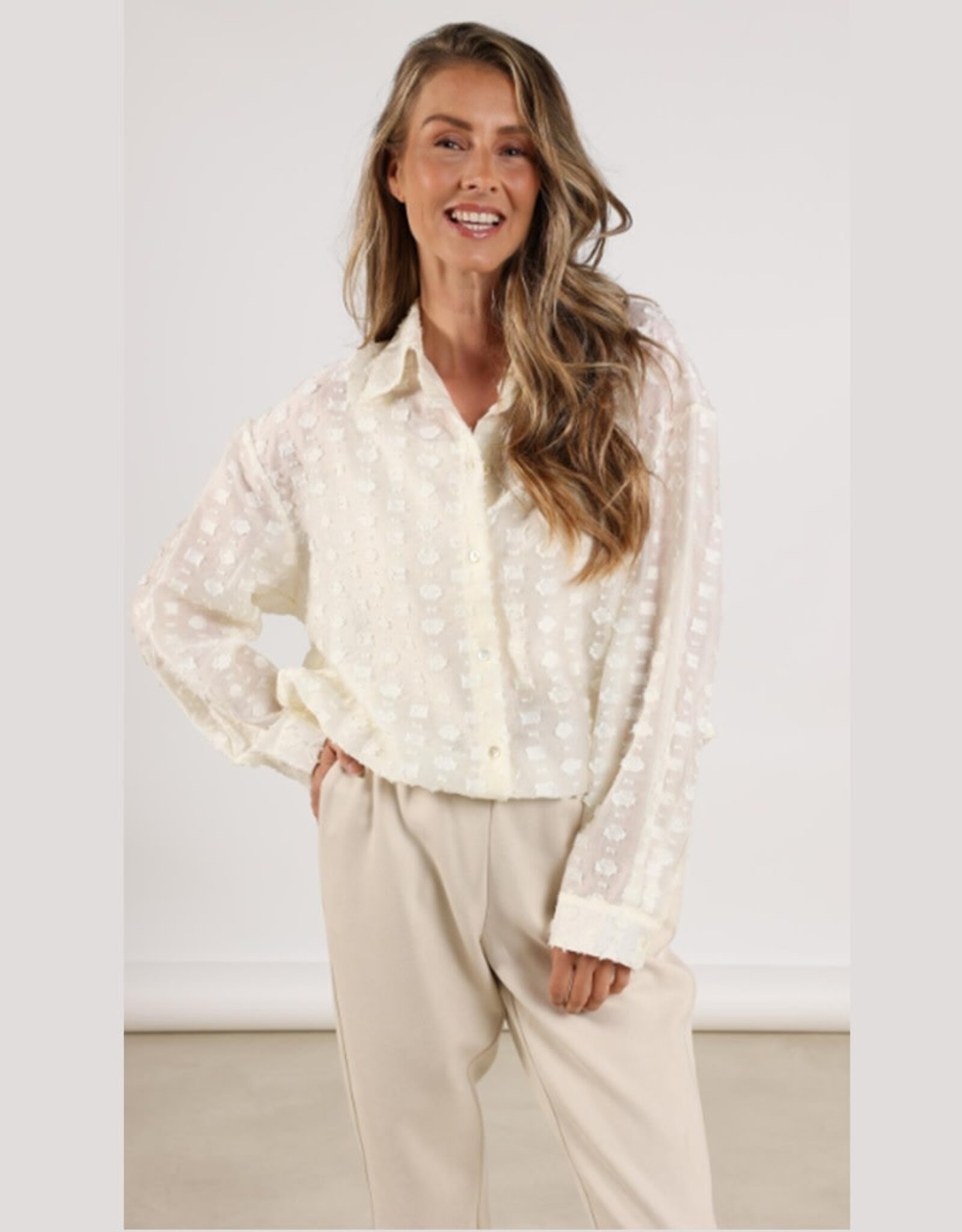 NUKUS NUKUS blouse Iris off white