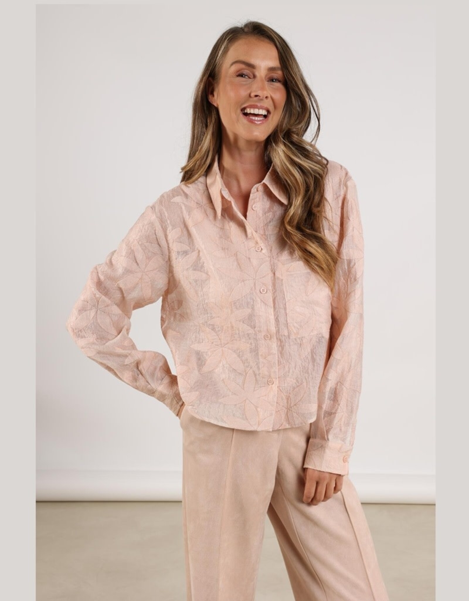 NUKUS NUKUS Sprrento blouse Dusty Pink