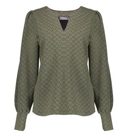 Geisha Geisha sweater groen