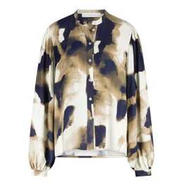 NUKUS NUKUS Blouse Coco Sand navy