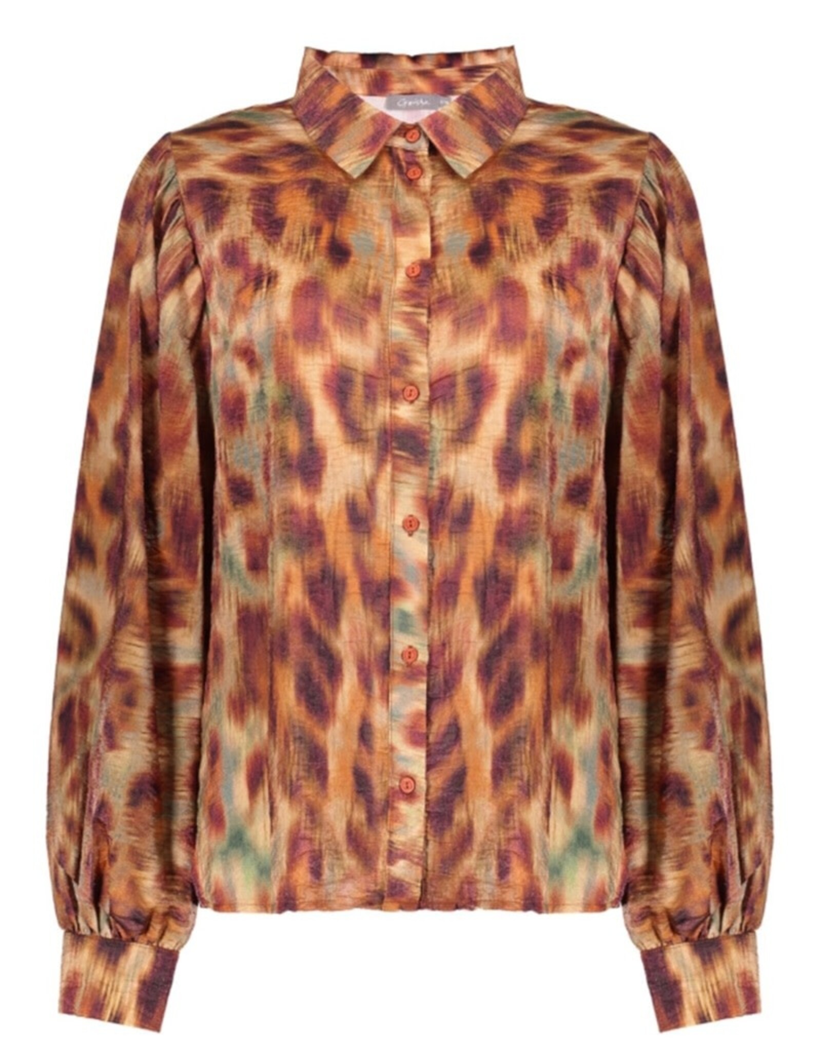 Geisha Geisha blouse Ecoline printed orange