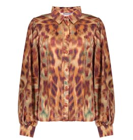 Geisha Geisha blouse Ecoline printed orange