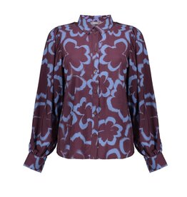 Geisha Geisha blouse bergundy blue