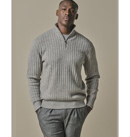 PROFUOMO PROFUOMO Half zip blend grey melange