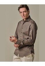 PROFUOMO PROFUOMO Brown Japanese knitted shirt