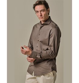 PROFUOMO PROFUOMO Brown Japanese knitted shirt