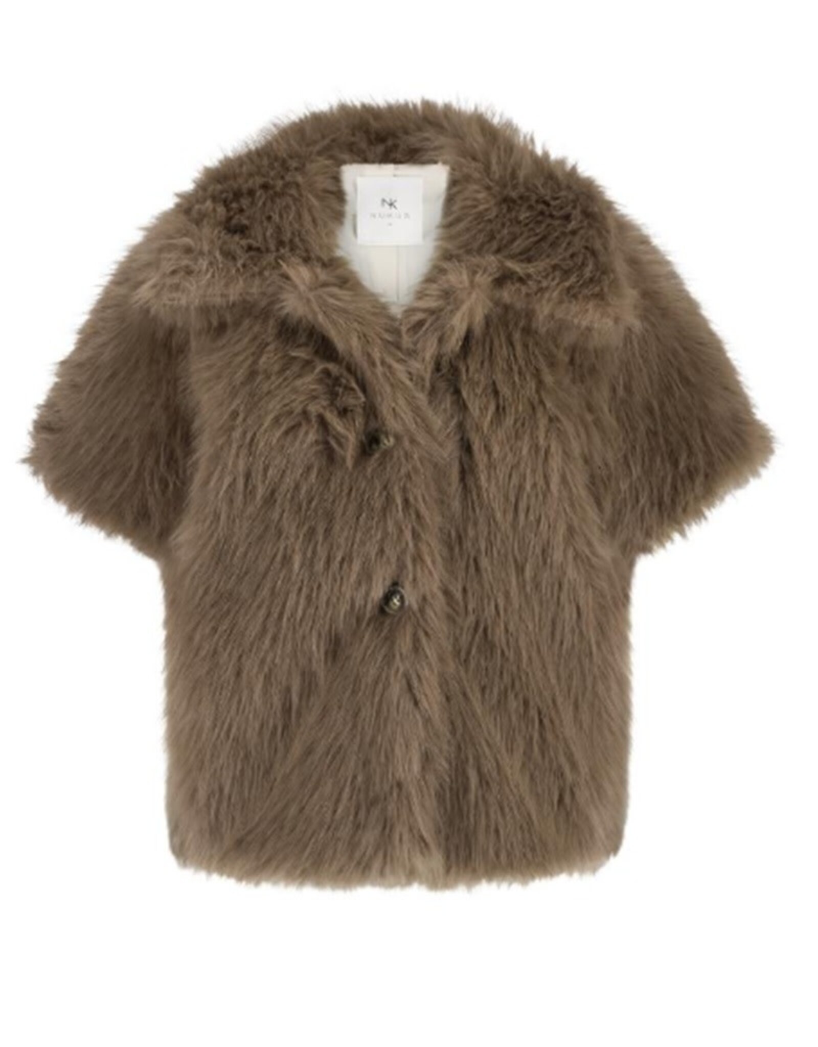 NUKUS NUKUS Loua gilet brown