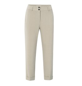 YAYA YAYA Getailleerde broek met hoge taille en omslag