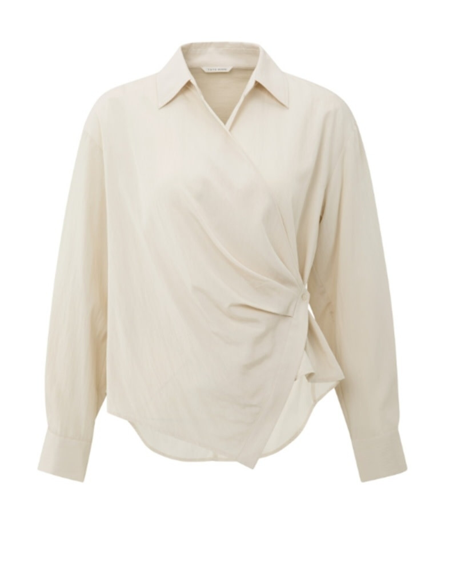 YAYA YAYA getailleerde wikkelblouse met lange mouwen