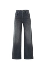 YAYA YAYA  Loose fit jeans with high waist and wide legs (L32) grey
