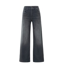 YAYA YAYA  Loose fit jeans with high waist and wide legs (L32) grey