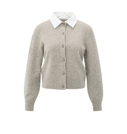 YAYA YAYA vest brown grey