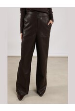 NUKUS NUKUS pantalon Jill bruin leer