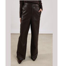 NUKUS NUKUS pantalon Jill bruin leer
