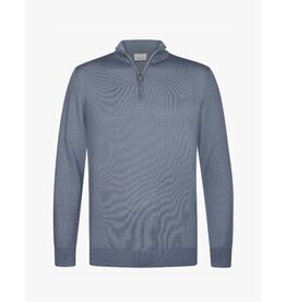 PROFUOMO PROFUOMO Half zip merino blue