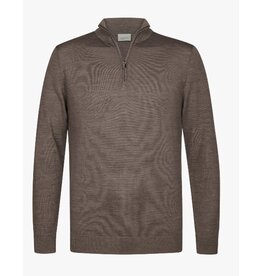 PROFUOMO PROFUOMO Half zip merino taupe