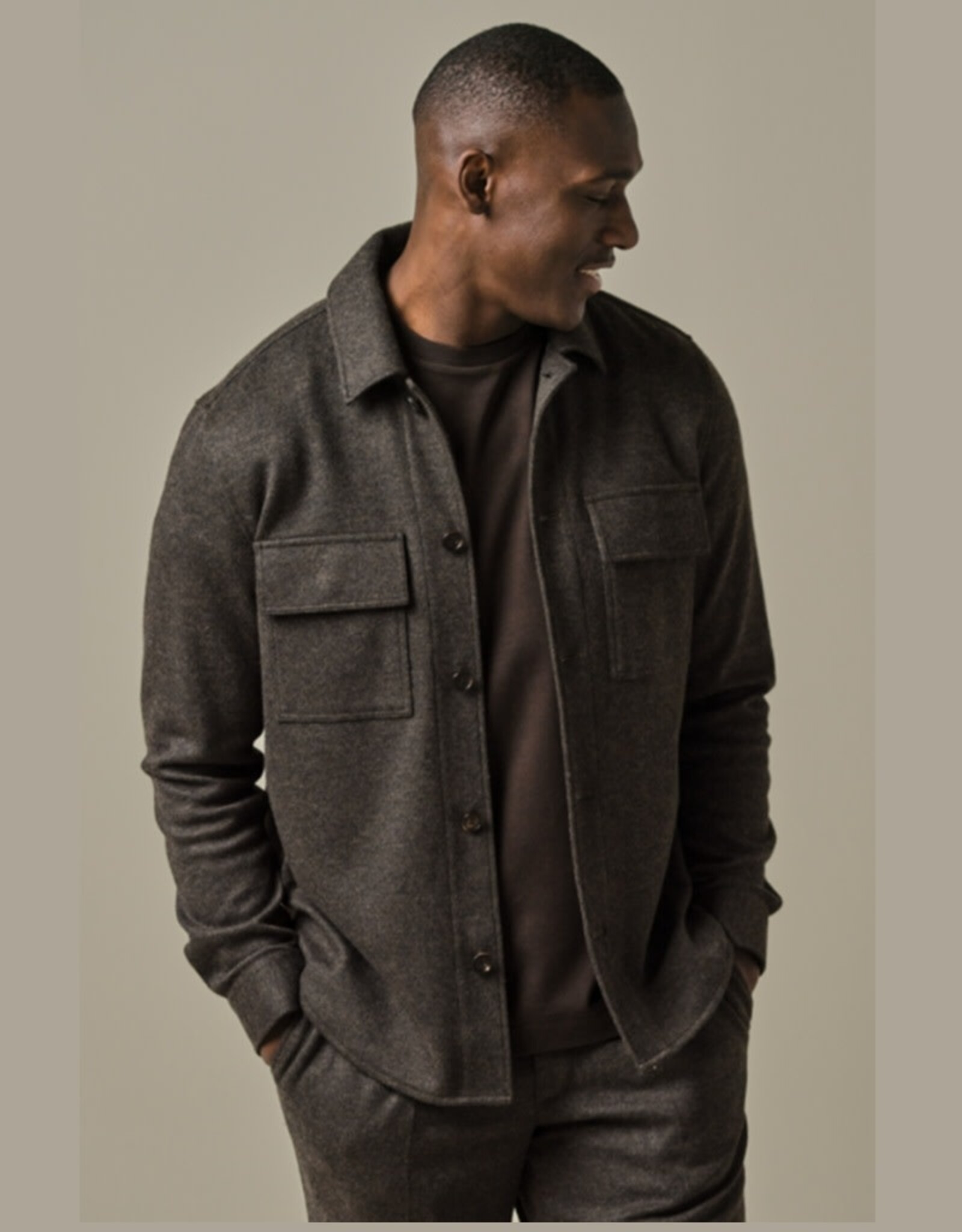 PROFUOMO PROFUOMO overshirt bruin