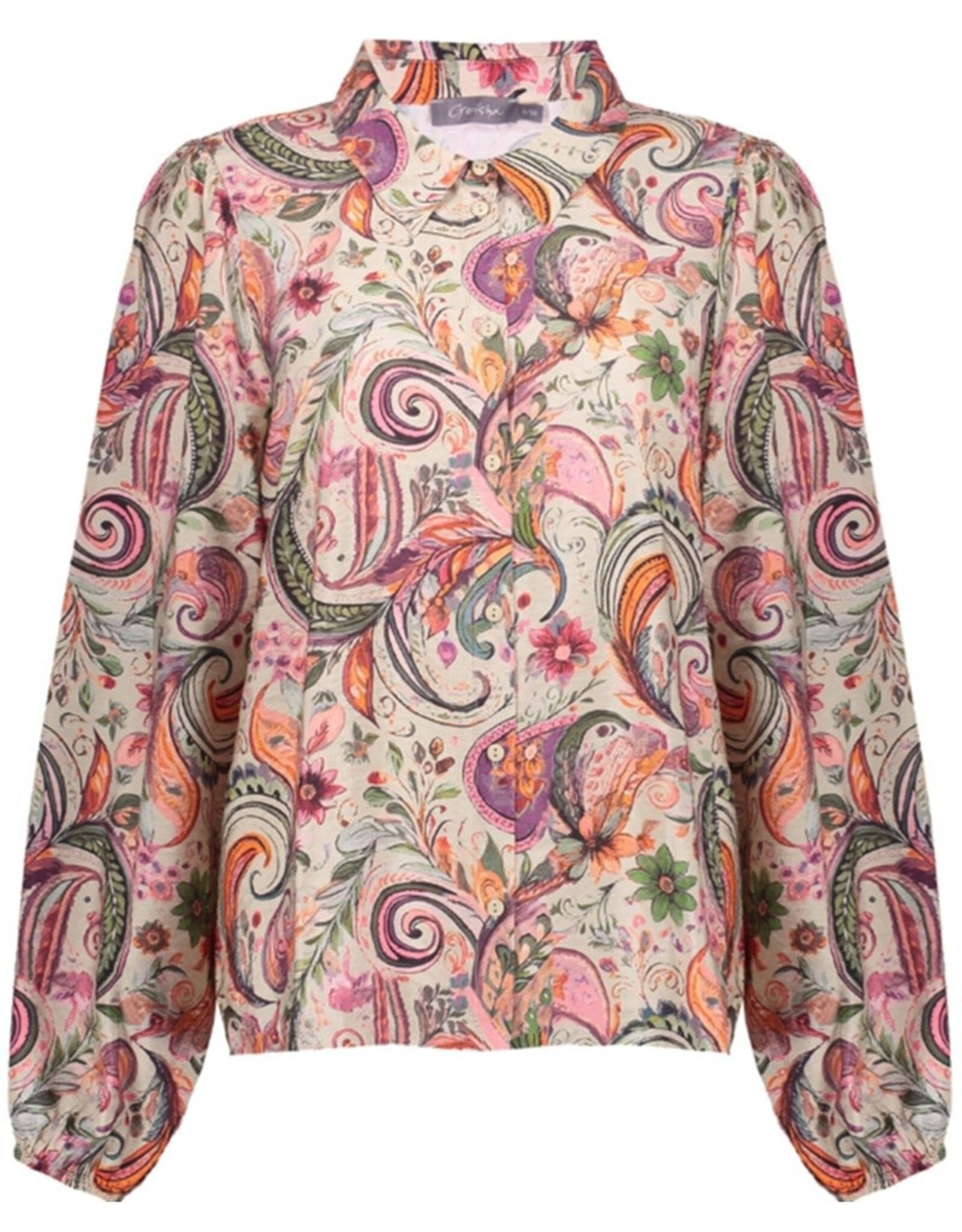 Geisha Geisha blouse beige soft pink
