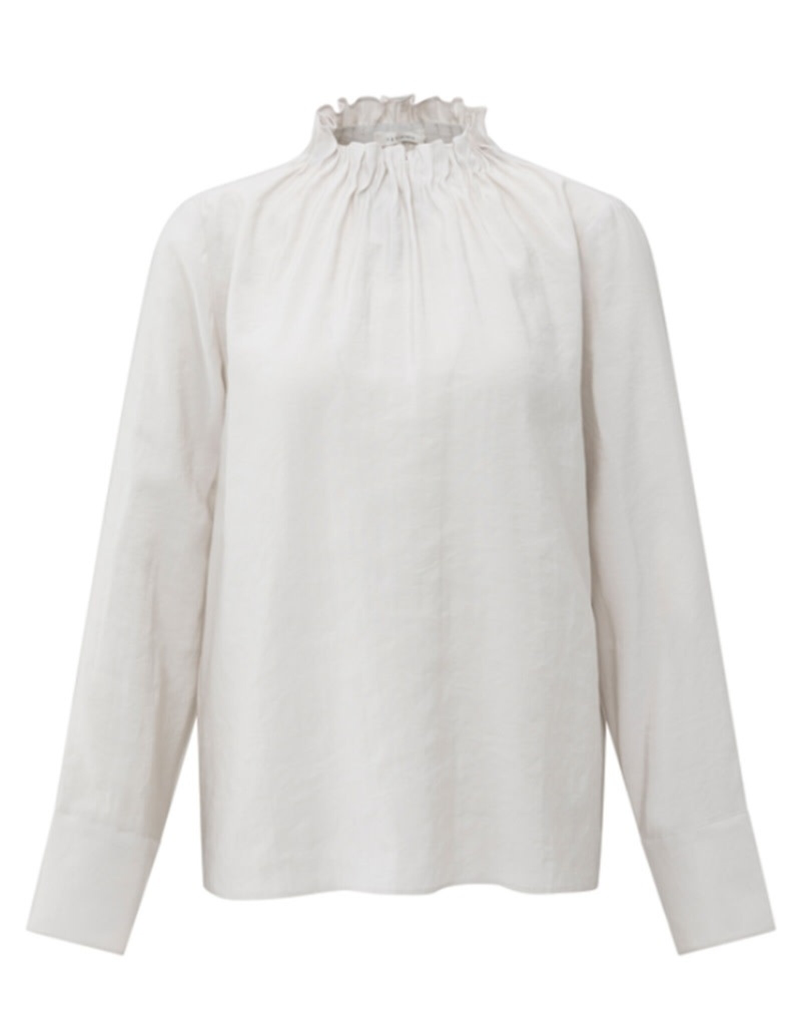 YAYA YAYA blouse hoge hals grijs