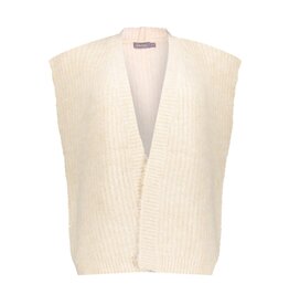 Geisha Geisha vest gilet mouwloos sand