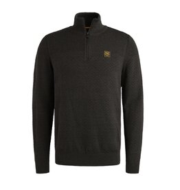 PME Legend PME Legend Half zip trui grijs melange