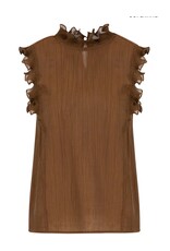 CC HEART CC Heart Top ruffels brown
